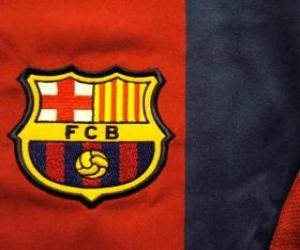 Emblem of F. C. Barcelona puzzle