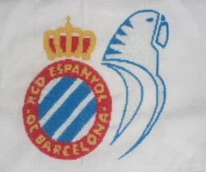 Emblem of R.C.D. Espanyol puzzle