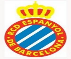 Emblem of R.C.D. Espanyol puzzle