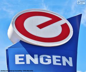 Engen Petroleum logo puzzle