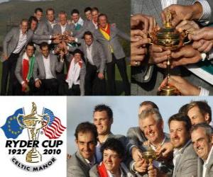 Europe wins the Ryder Cup 2010 puzzle