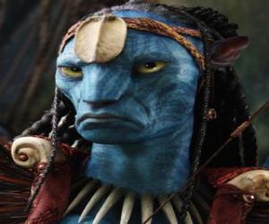 Eytukan, Neytiri father and leader of Omaticaya. puzzle