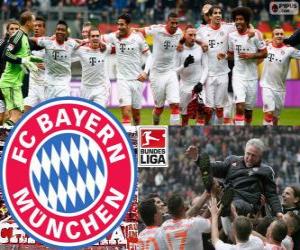 F. C. Bayern Munich, champion of the Bundesliga 2012-13 puzzle