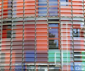 Facade Torre Agbar, Barcelona puzzle