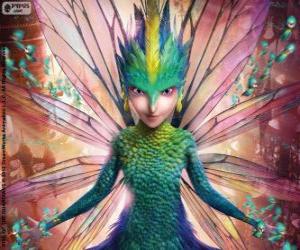 Fairy dot to dot. Character from Rise of the Guardians puzzle