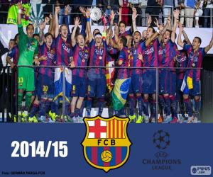 FC Barcelona Champions League 14-15 puzzle