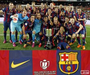 FC Barcelona Copa del Rey 2014-2015 puzzle