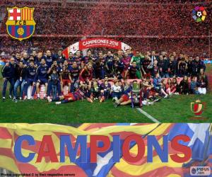 FC Barcelona, Copa del Rey 2015-2016 puzzle