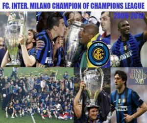 FC. Internazionale Milano Champion of Champions League 2009-2010 puzzle