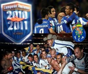 FC Porto Portuguese League Champion 2010-11 puzzle