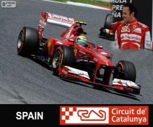 Felipe Massa - Ferrari - 2013 Spanish Grand Prix, 3rd classified puzzle