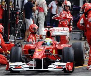 Felipe Massa - Ferrari - Hockenheimring 2010 puzzle