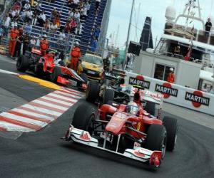 Felipe Massa - Ferrari - Monte-Carlo 2010 puzzle