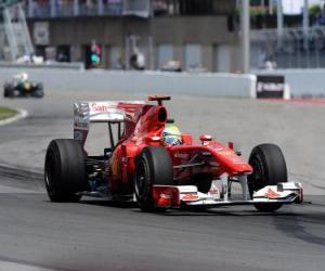 Felipe Massa-Ferrari - Montreal 2010 puzzle