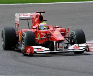 Felipe Massa - Ferrari - Spa-Francorchamps 2010 puzzle