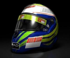 Felipe Massa helmet 2010 puzzle