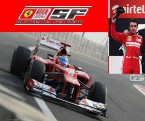 Fernando Alonso - Ferrari - 2012 Indian Grand Prix, 2nd classified puzzle