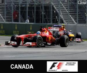 Fernando Alonso - Ferrari - 2013 Canada Grand Prix, 2º classified puzzle