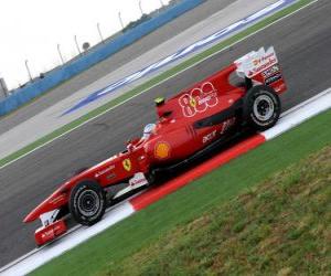Fernando Alonso - Ferrari - Istanbul 2010 (Ferrari 800th Grand Prix) puzzle