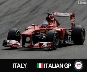 Fernando Alonso - Ferrari - Italian Grand Prix 2013, 2º classified puzzle