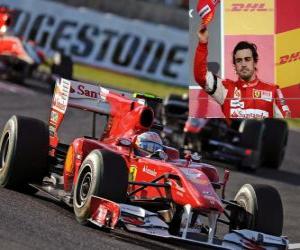 Fernando Alonso - Ferrari - Suzuka 2010 (3rd place) puzzle