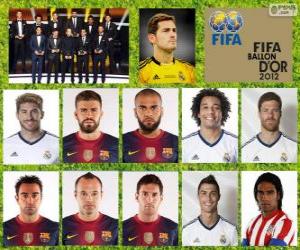 FIFA / FIFPro World XI 2012 puzzle
