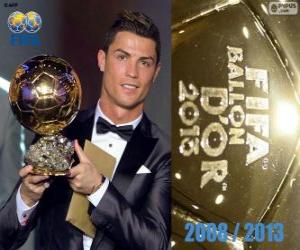 FIFA Ballon d'Or 2013 winner Cristiano Ronaldo puzzle