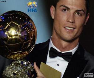 FIFA Ballon d'Or 2014 winner Cristiano Ronaldo puzzle