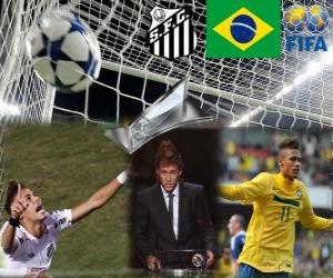 FIFA Puskás Award 2011 for Neymar puzzle