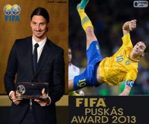 FIFA Puskás Award 2013 for Zlatan Ibrahimovic puzzle