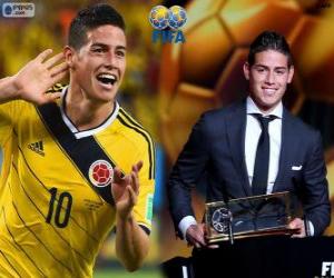 FIFA Puskás Award 2014 for James Rodríguez puzzle