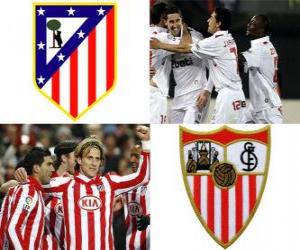Final Copa del Rey 09-10, Atlético de Madrid - Sevilla FC puzzle
