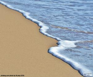 Fine sandy beach puzzle