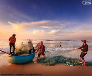 Fishermen in Vietnam puzzle