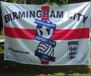 Flag of Birmingham City F.C. puzzle