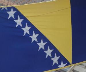 Flag of Bosnia and Herzegovina puzzle