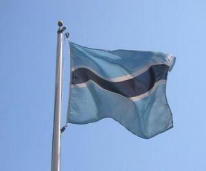 Flag of Botswana puzzle