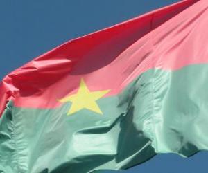 Flag of Burkina Fasso puzzle