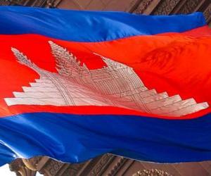 Flag of Cambodia puzzle
