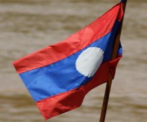 Flag of Laos puzzle