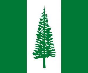 Flag of Norfolk Island puzzle