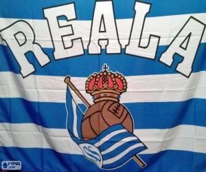 Flag of Real Sociedad puzzle
