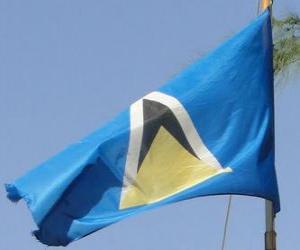 Flag of Saint Lucia puzzle