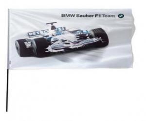Flag of the BMW Sauber F1 Team puzzle