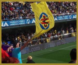 Flag of Villarreal C.F. puzzle