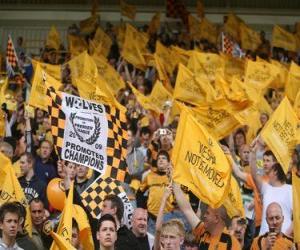Flag of Wolverhampton Wanderers F.C. puzzle
