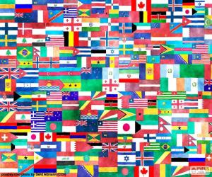 Flags of the world puzzle