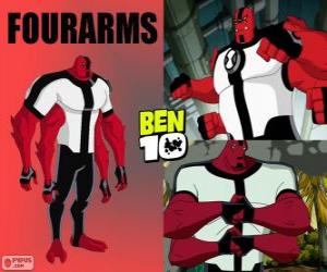 Fourarms, Ben 10 puzzle