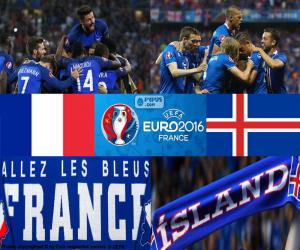 FR-IS, quarter-final Euro 2016 puzzle