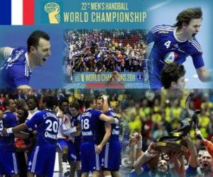 France Gold Medal 2011 World Handball puzzle